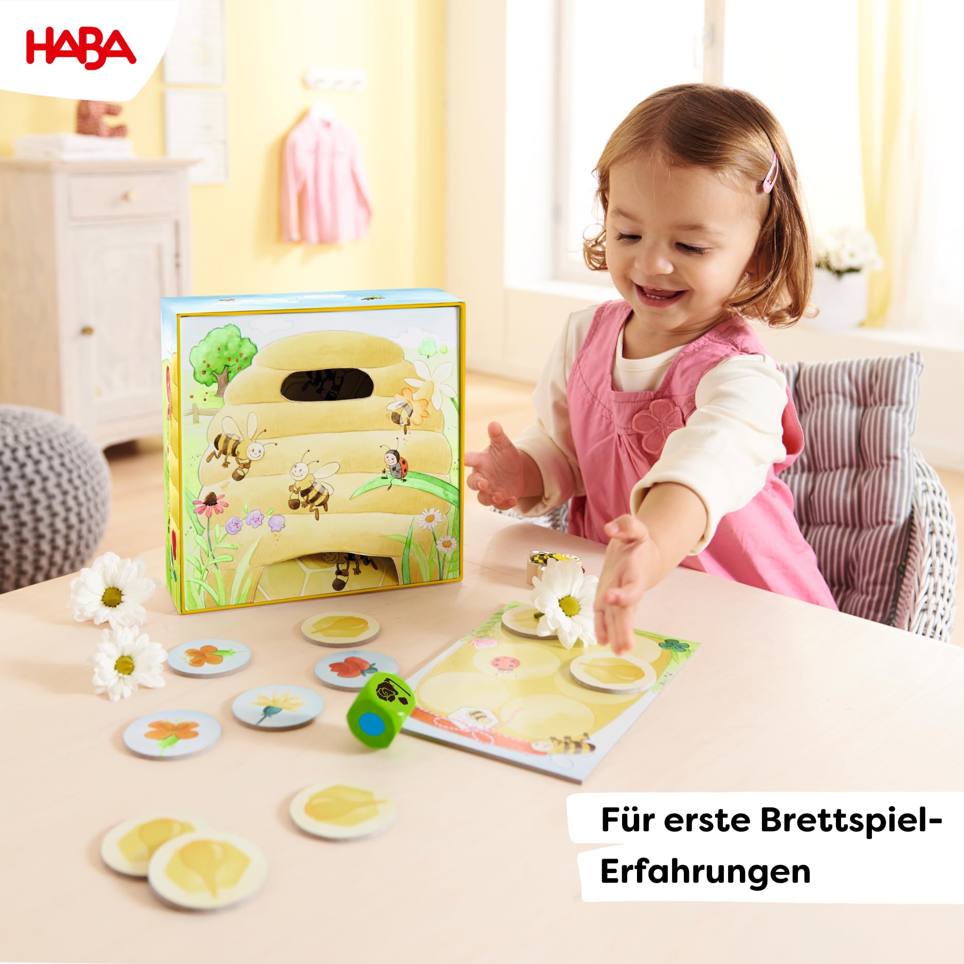 Haba Sales Gmbh & Co.Kg Hanni Honigbiene Zabawka, Wielokolorowy, Od 2 lat