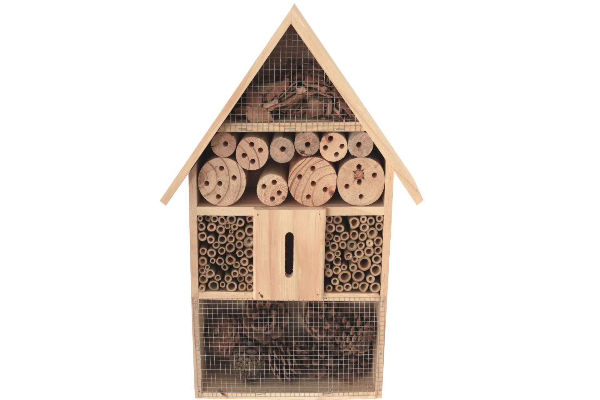 Casetta Per Coccinelle In Legno - Hotel Insetti, Bianco E Blu, Per Giardino, Con Istruzioni - Foto 7