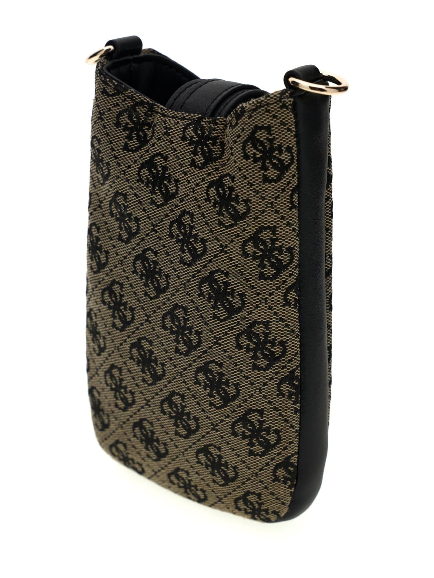 GUESS bolsa para móvil Samantha Phone Case Black Logo negro