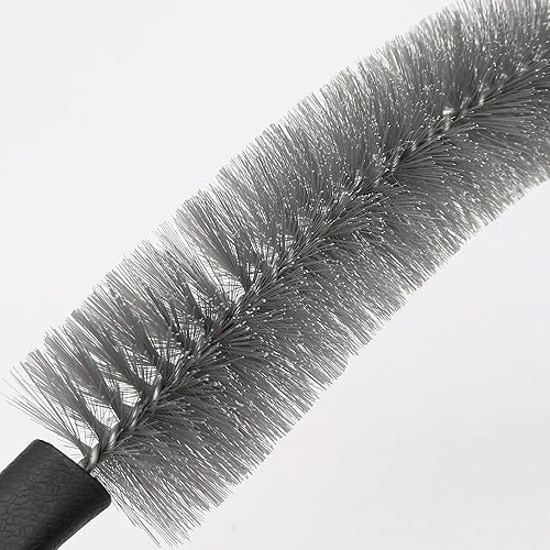 Miniatura 6 de Cepillo para neumáticos y ruedas de 23.6in, cepillo de limpieza de automóvil, cepillo para limpieza de vehículos, cepillo para detallar, rejilla de