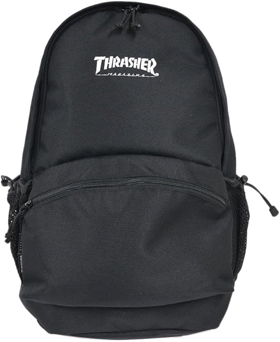 Amazon Co Jp スラッシャー Thrasher リュック リュックサック バックパック マザーズバッグ 通勤 通学 刺繍 メンズ リュック レディース デカリュック 大容量 黒 人気 かっこいい Thrcd503 シューズ バッグ