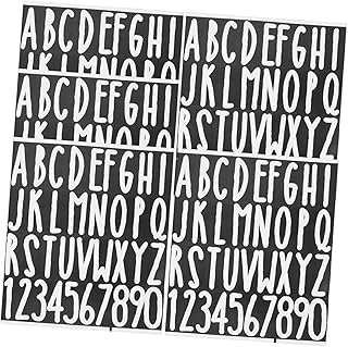 OSALADI 5 Sheets Mailbox Mailbox Stickers Number Decals Removable Stickers Mailbox Alphabet Sticker House Number Address Sign Reflective Adhesive Numbers Self Adhesive Decal Pvc