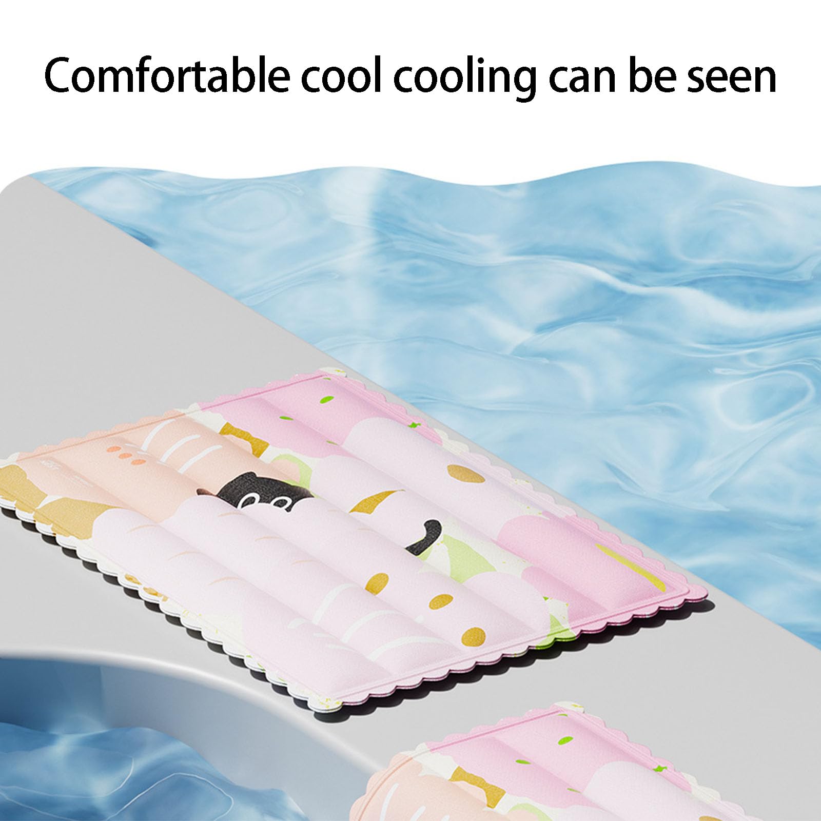Alfombrilla refrescante para mascotas, transpirable, lavable, para verano, gatos, gatos, manta fresca para jaula y cama, cama de verano