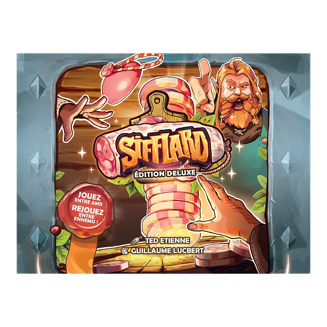 SIFFLARD Édition Deluxe Version Française - Jeu d'Ambiance Hilarant - Entre Amis et en Famille - 8 Ans et Plus - 2 à 6 Joueurs - 15 Min par Partie - Application Gratuite (Édition deluxe)