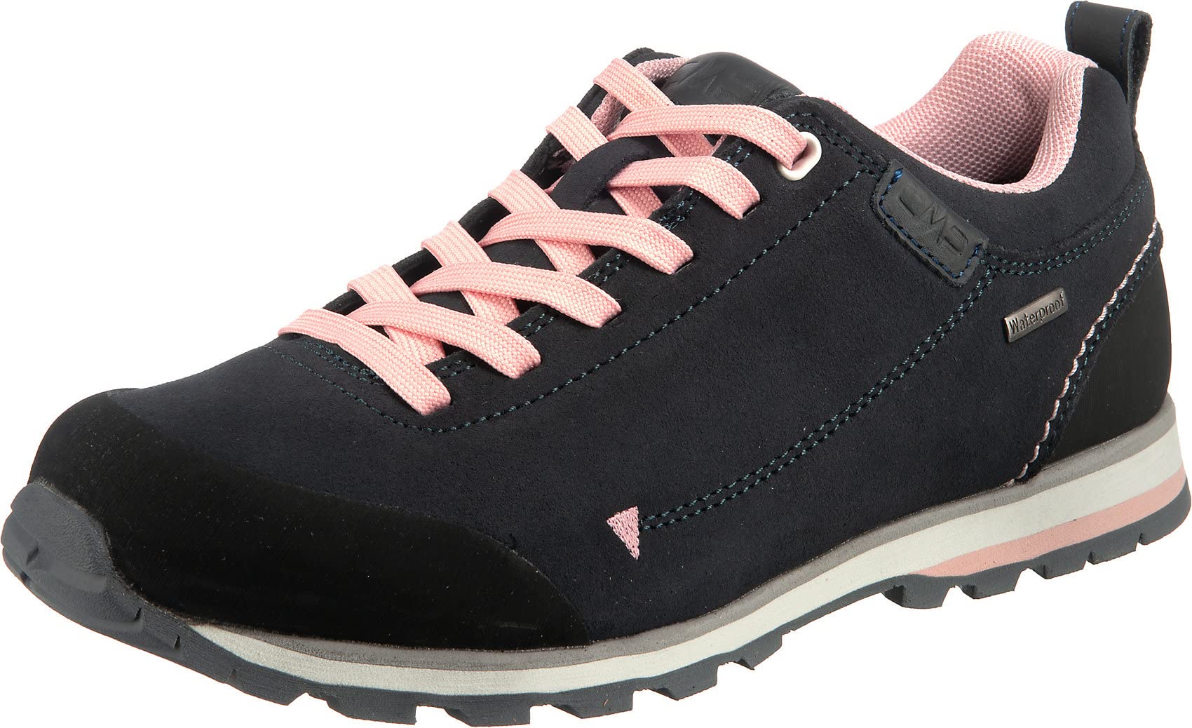 CMP Women's Elettra Low Hiking Shoe Wp-38q4617 Trekking & Hiking Shoes, Anthracite Pastel Pink, 8 UK