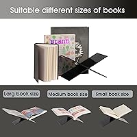 Vista 4 de Soporte Grande de Acrílico Transparente para Libros - Perfecto para Mostrar Libros Abiertos en Tu Mesa de Centro - Ideal para Biblias, Libros