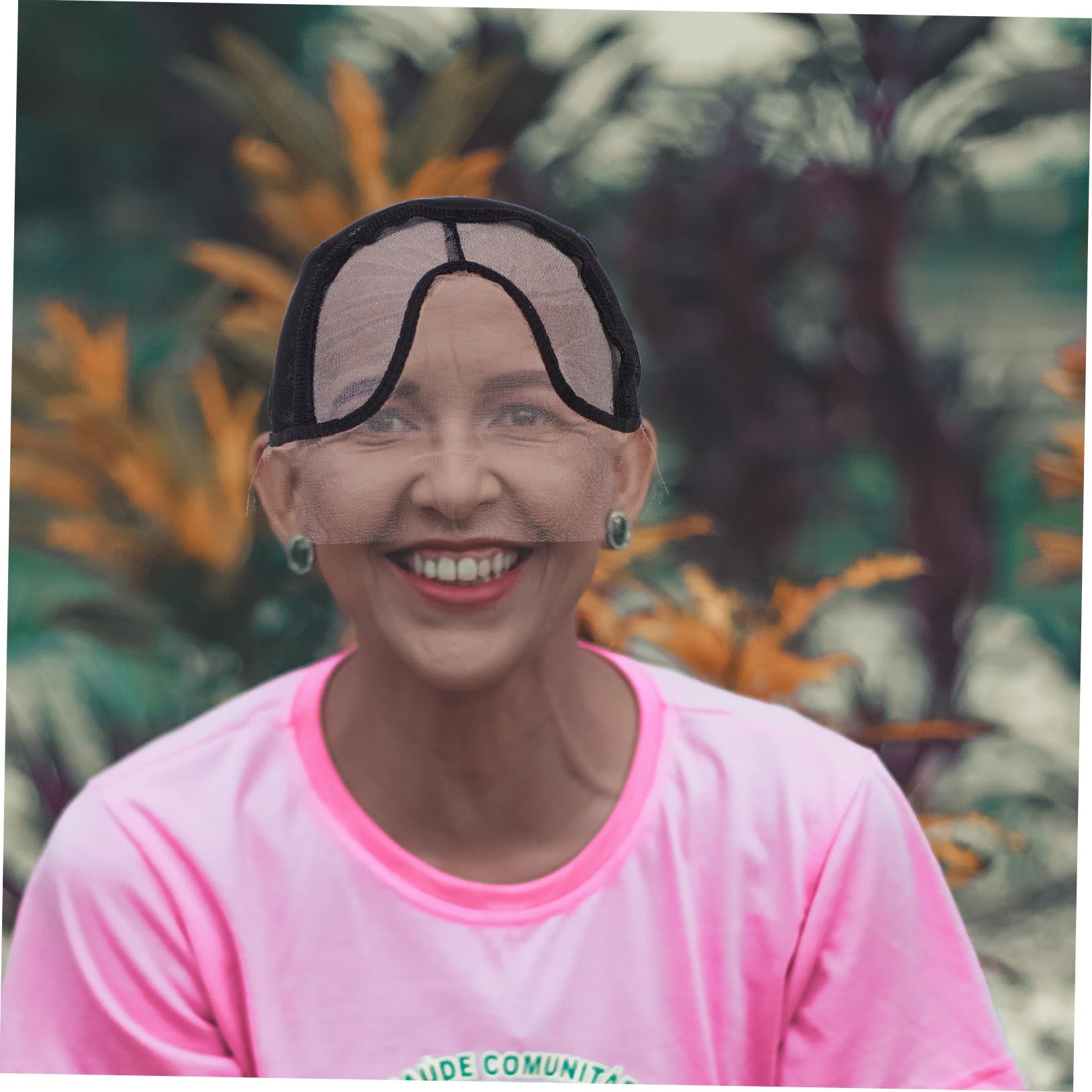 TOVINANNA Lightweight Wig Hat Creative Wig Cap 2pcs Hairdressing Wig Mesh Breathable and Sturdy Easy to Wear for Long/short Hair Black