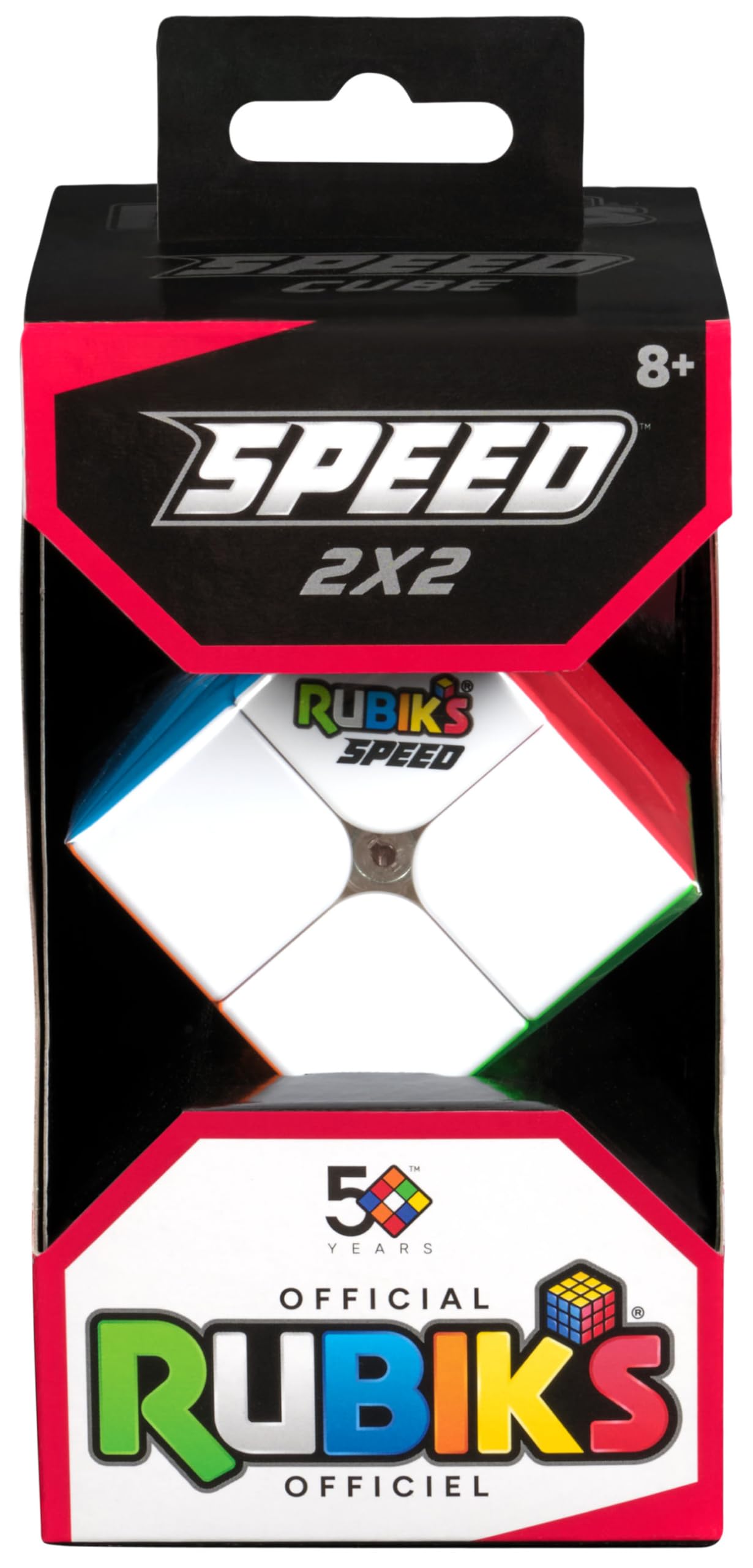 Rubik's Cube, 2x2 Speed Cube for Super Fast Resolution, Problem Solving Puzzle, Classic Puzzle Assorted Colors, Sensory Toy for Adults, Teens and-image-12