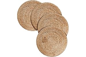Jute Placemats Set of 4 - A Touch of Nature for Your Dining Decor