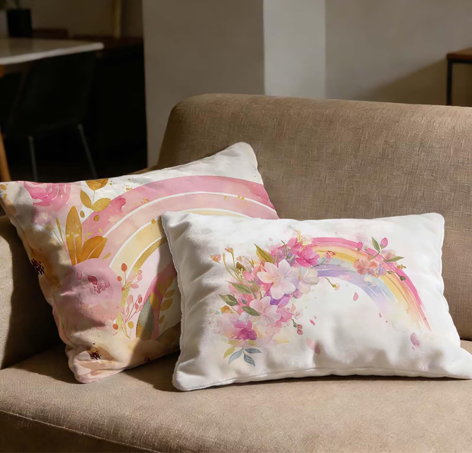 Housse de coussin blanc velours 70x90 pour sublimer la décoration de votre chambre