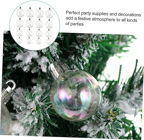 Miniatura 7 de DECHOUS 36 bolas de Navidad, decoraciones de boda, decoraciones de Halloween, decoraciones de Navidad, adornos transparentes para manualidades,