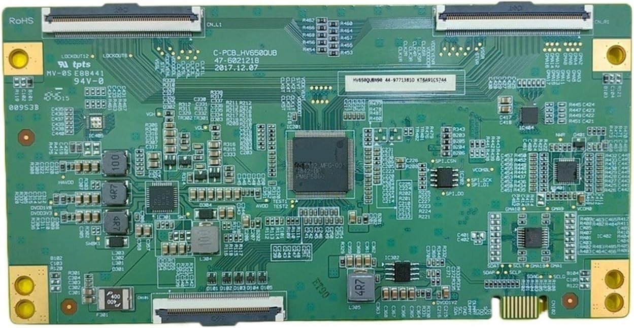 47-6021218 HV650QUBN90 C-PCB_HV650QUB T-CON Logic Board，Compatible For 65inch TV H65A6140 E4ST6519RKU W65 65PFL5604/F7 D65-F1 E65-F1 65R6E1