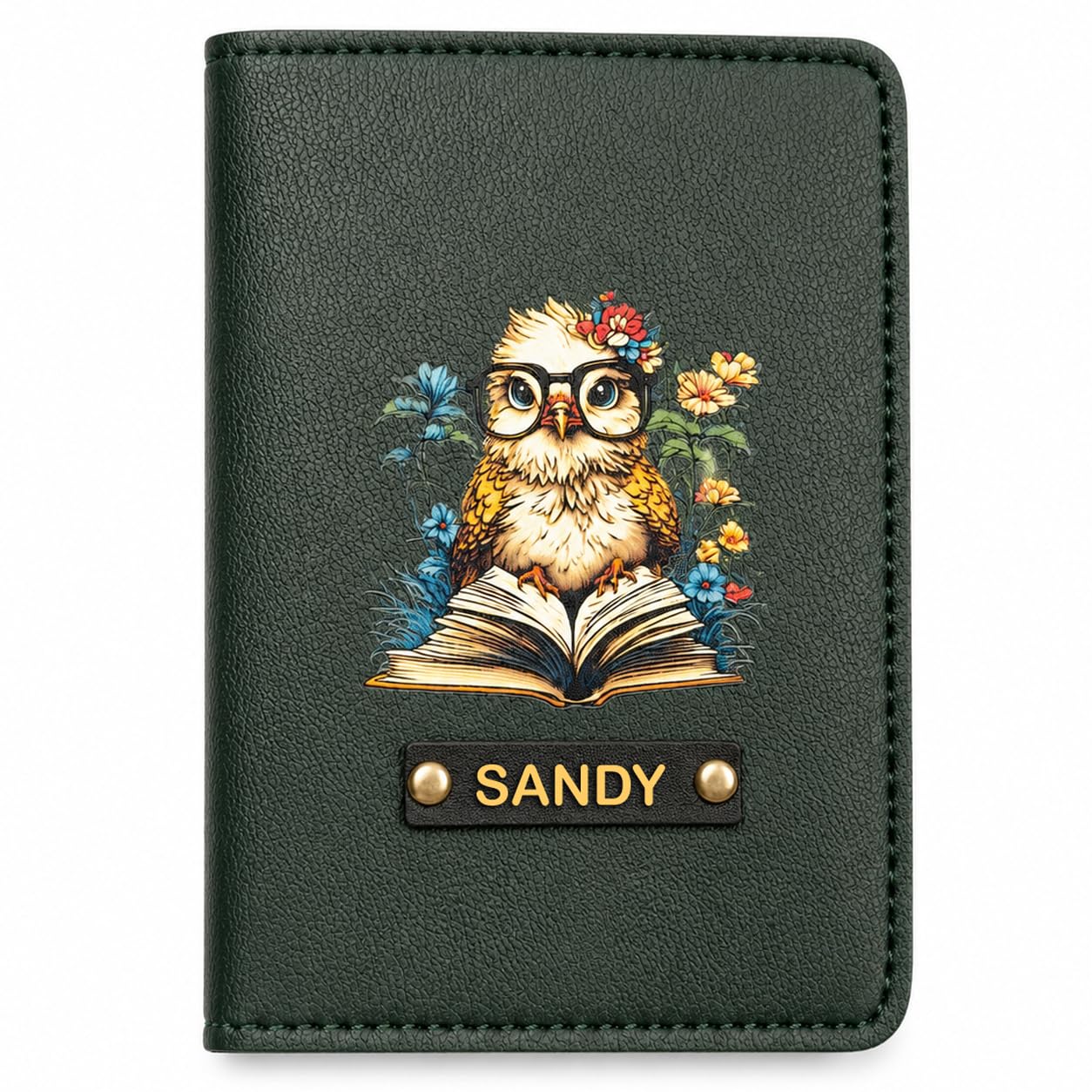 Pu Kids Passport Cover & Wallet for Birthday Return Gift Travel Vacation (Olive Green)-image-11