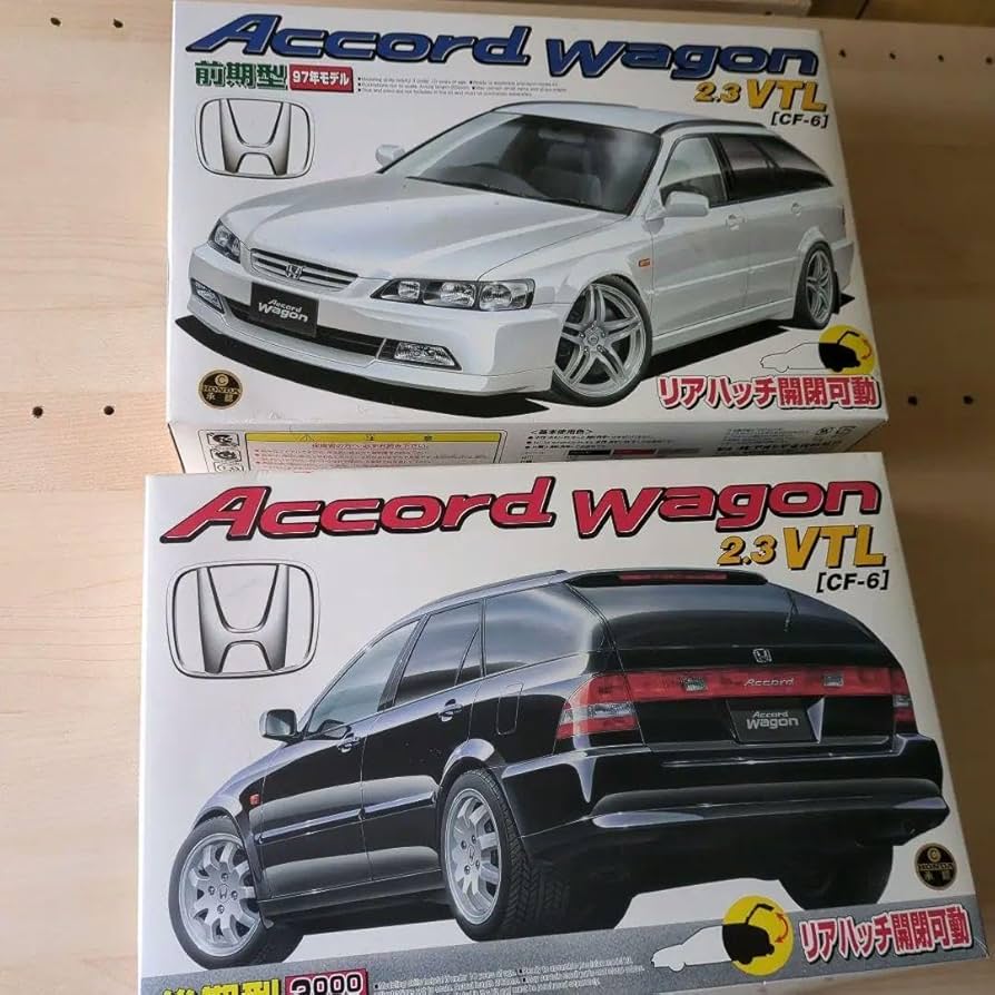 アコードワゴン SR プラモデルキット 1/24 CF2 アコードワゴン スムージング仕様'96 (ホンダ)【ザ