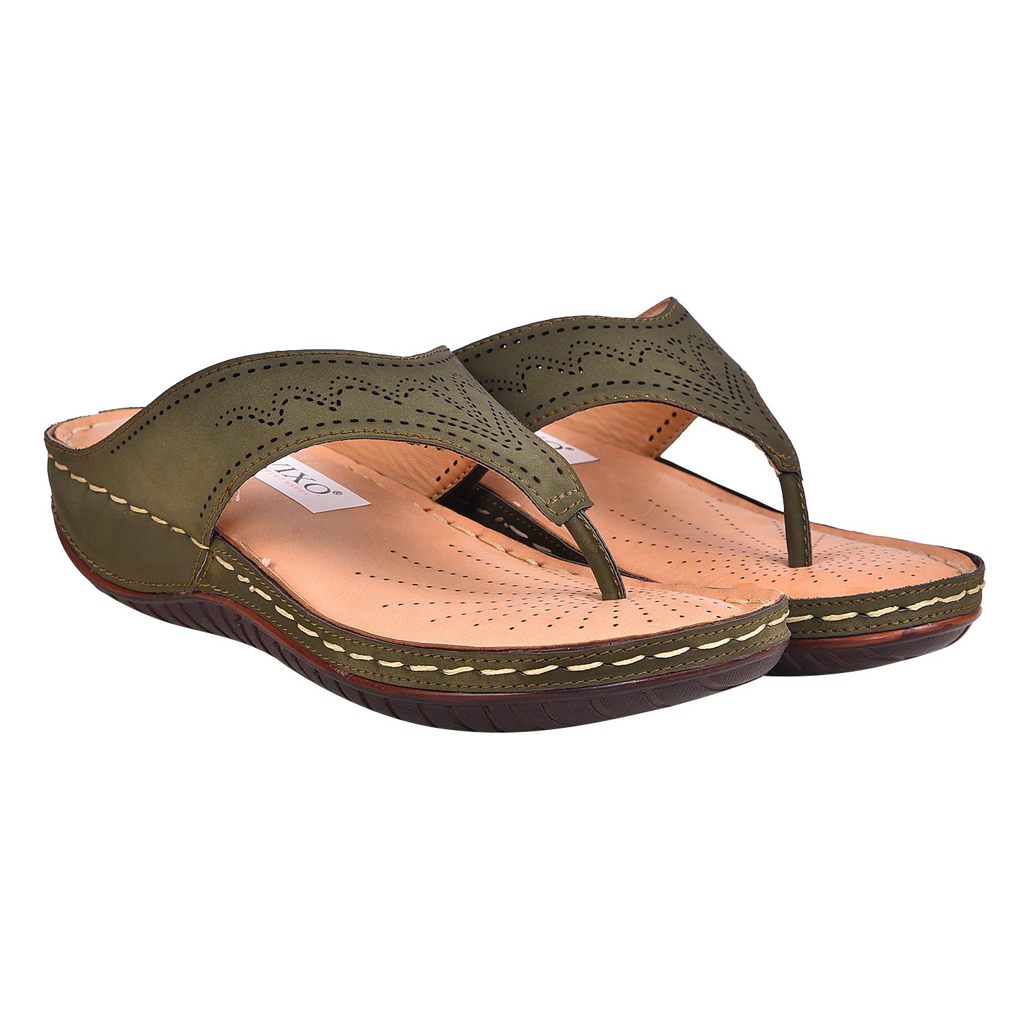 Invixo comfort slipper ICS-L331- women leather soft insole sandal