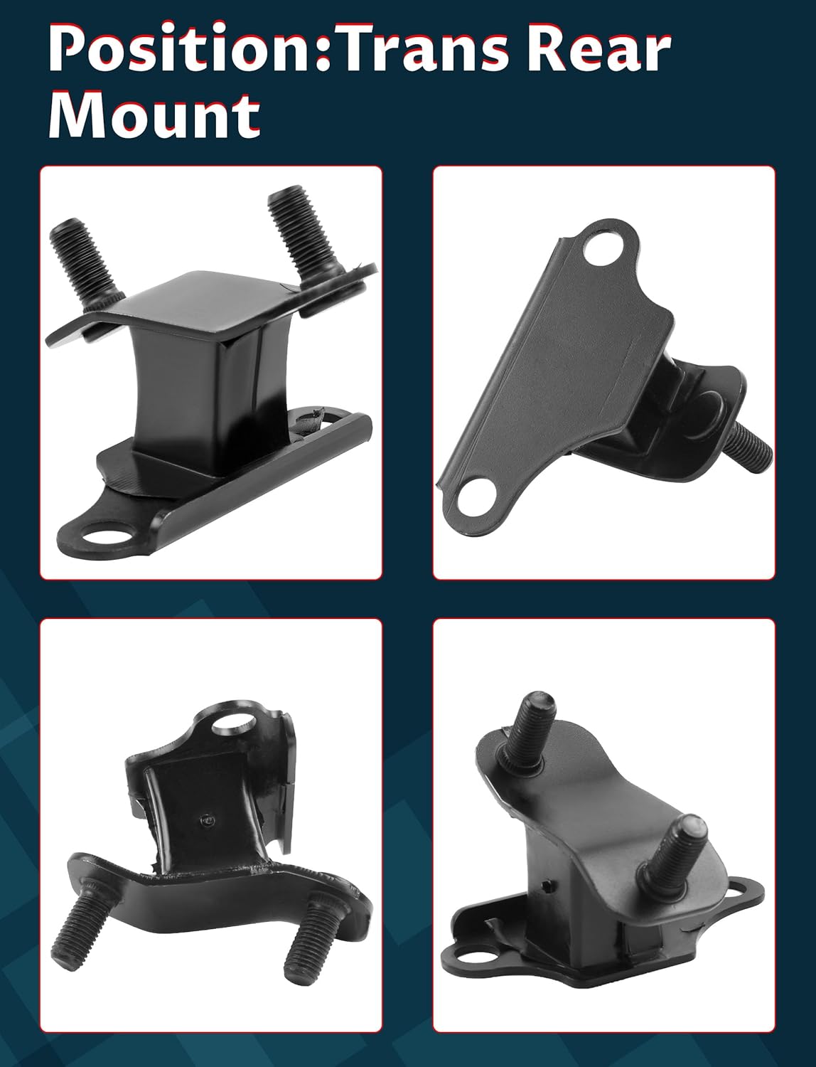 Automotive Engine Mounts Kit OE Replacement for Acura TL 1999-2003 3.2L V6 & Accord 1999-2002 3.0L V6 (OE# A6552, A6592, A4507, A6582, A6579)