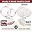 Hioasis 175pcs Clear Red Plastic Plates - Elegant Disposable Dinnerware Set Suitable for 25 Guests Include 10.25 Dinner & 7.5 Dessert Plates, Pre Rolled Silverware Set, Cups for Party & Christmas