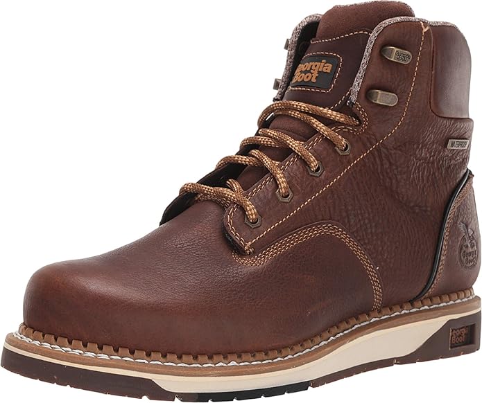 georgia boot waterproof wedge work boot