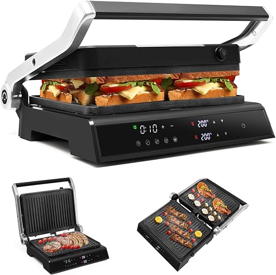 Giantex 3in1 Panini Press Sandwich Maker, Electric Indoor