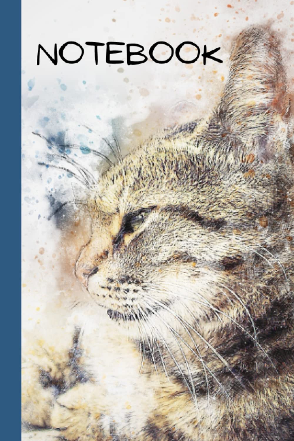 Notebook: A cat lovers lined notebook to use for list, notes, ideas, diary entries | Lined Jotter