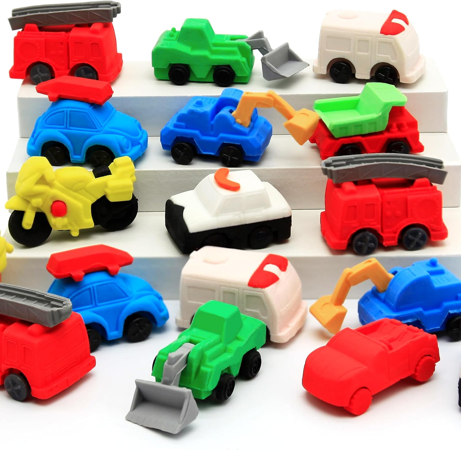 40 pcs Truck Erasers for Kids Classroom Prizes,Truck