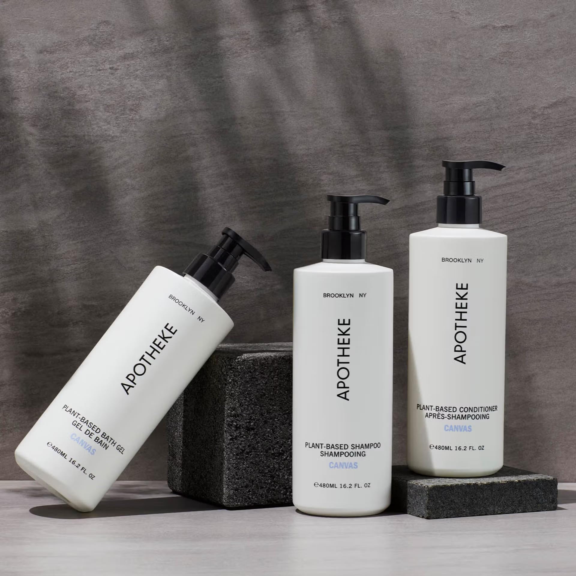 Apotheke Canvas Plant-Based Shampoo & Conditioner Set, 16.2 fl oz Each
