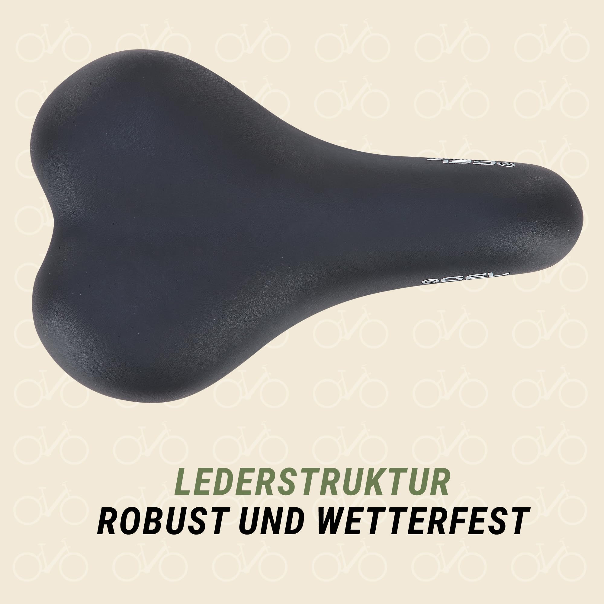 Prophete Fahrradsattel, Kinder und Jugendsattel, mit Geleinlage und Vollschaumpolsterung