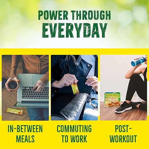 Vista 22 de Nature Valley Barras masticables de proteínas, mantequilla de maní, chocolate oscuro, 5 barras (paquete de 3)