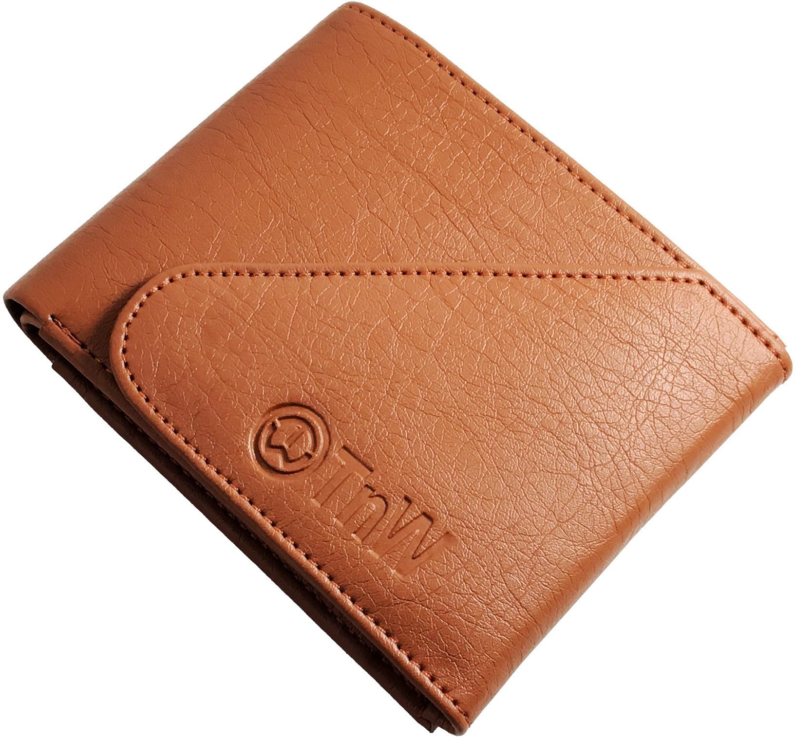 Boys Tan Artificial Leather Wallet (3 Card Slots) (TnW-Wallet-Tan-Kaan_1)-image-2