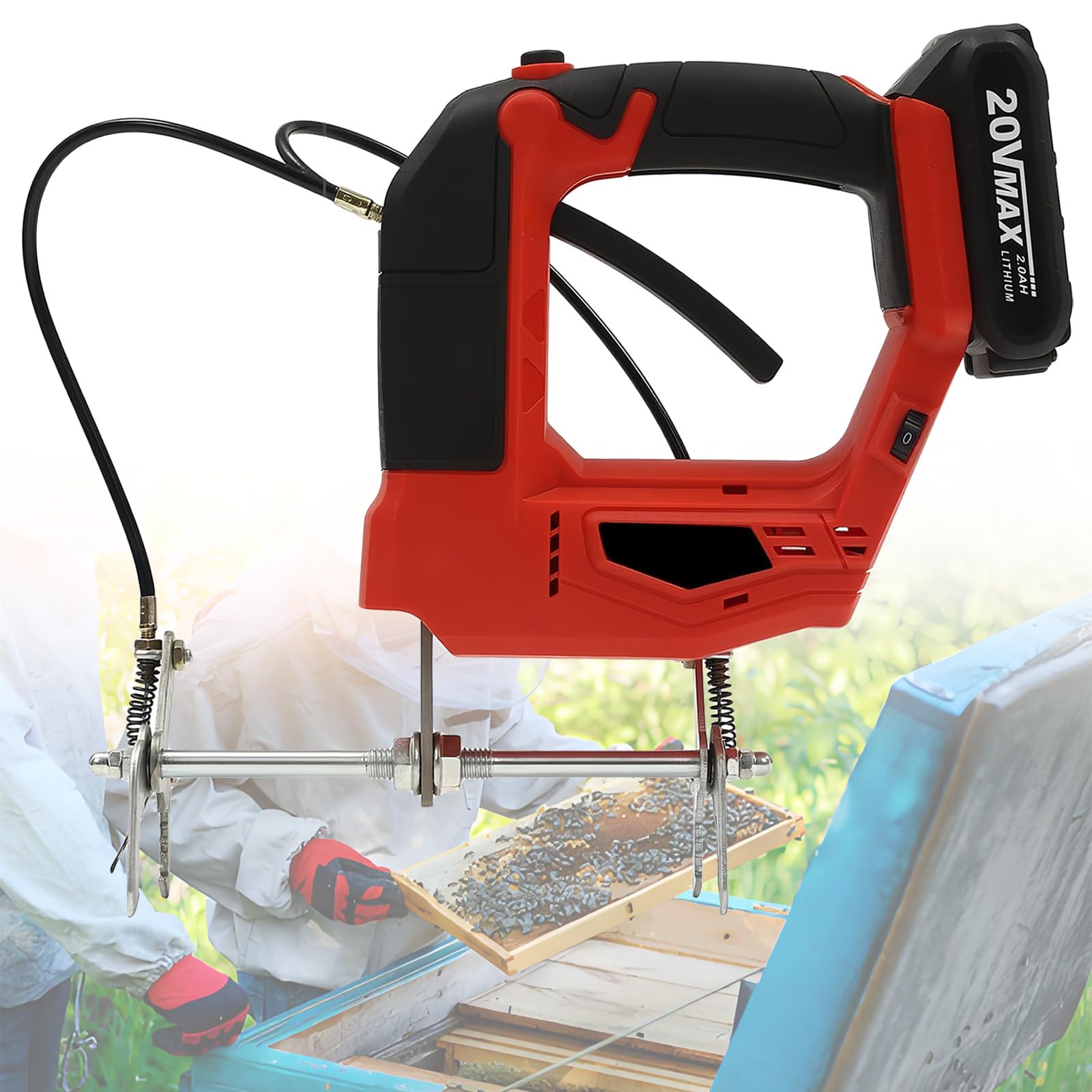 Shaker électrique abeilles à 4 vitesses réglables pour l'apiculture portable