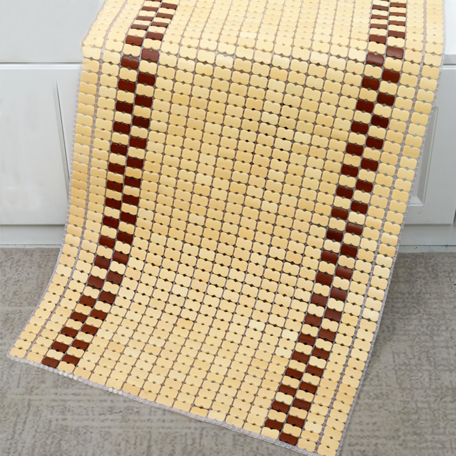 AYUWQZX Summer Sleeping Mat, Bamboo Summer Sleeping Mat Foldable Breathable Mahjong Cush Multiple Sizes