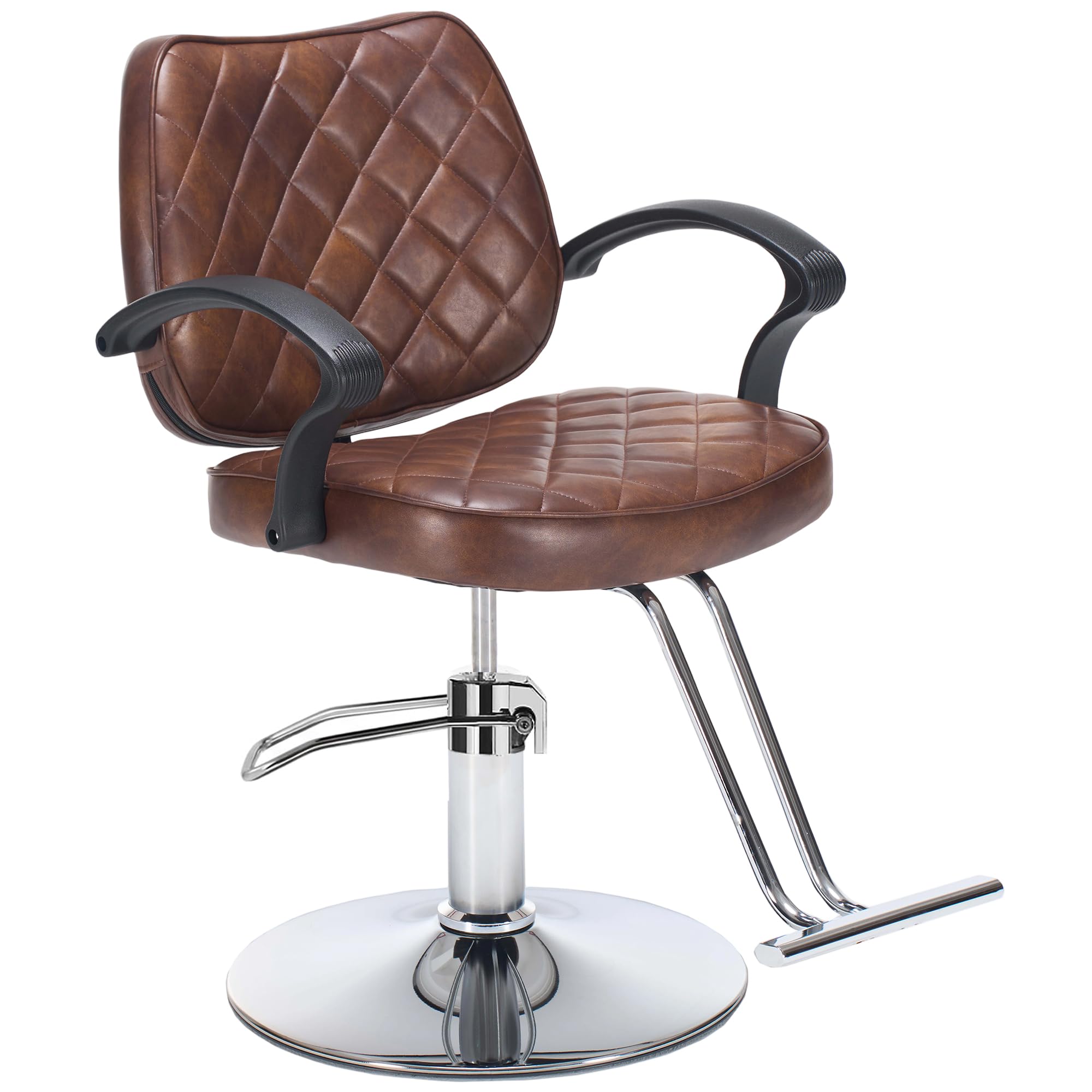 Hair Salon Chair for Hair Stylist, 6.1'' Adjustable Barber Chair