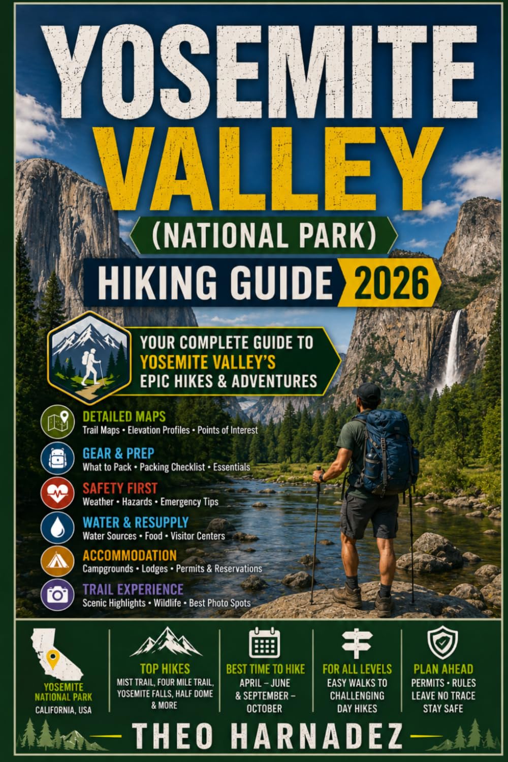 YOSEMITE VALLEY (NATIONAL PARK) HIKING GUIDE: 25 (UNTAMED ROUTES SERIES)