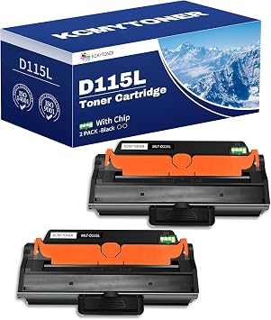 Compatible for Samsung MLT-D115L 115L Toner Cartridge Replacement High Yield use in SL-M2620/2620DN/2820DW/2820/2830ND M2670N//2670FN/2870FW/2870FD/2880FW Printer Black,2-Pack
