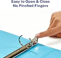 Vista 7 de Avery Luxe Collection - Carpeta holográfica duradera de 3 anillos, cubierta de vista personalizable, anillos redondos de 1 pulgada, 1 carpeta