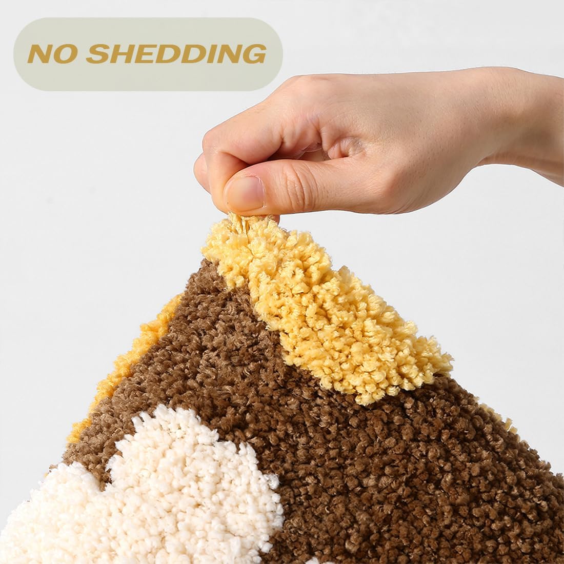 PTAEXCEL Cute Bath Mat, 32" x 20" Extra Soft Flower Bathroom Rugs, High Absorbent Flower Area Rug, Non Slip Machine Washable Bathroom Mat for Indoor Bathtub Bedroom Floor