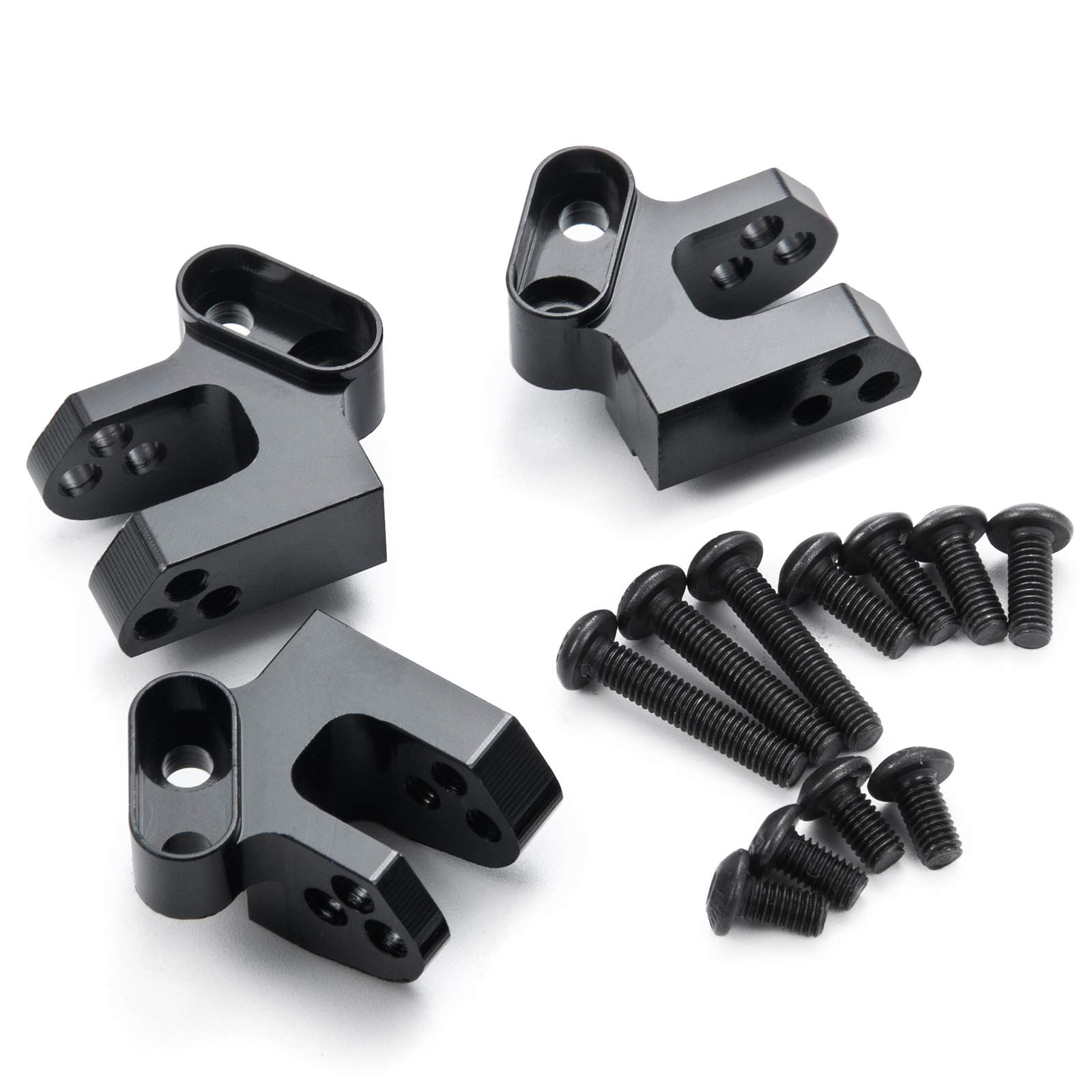 JGGZONE Aluminum RC Tie Rod Linkage Link Mounts Metal Upper Center Link Mounts Compatible with Axial SCX10 III AXI03007 AXI03006 AXI03027 1/10 RC Crawler Car Upgrade Parts