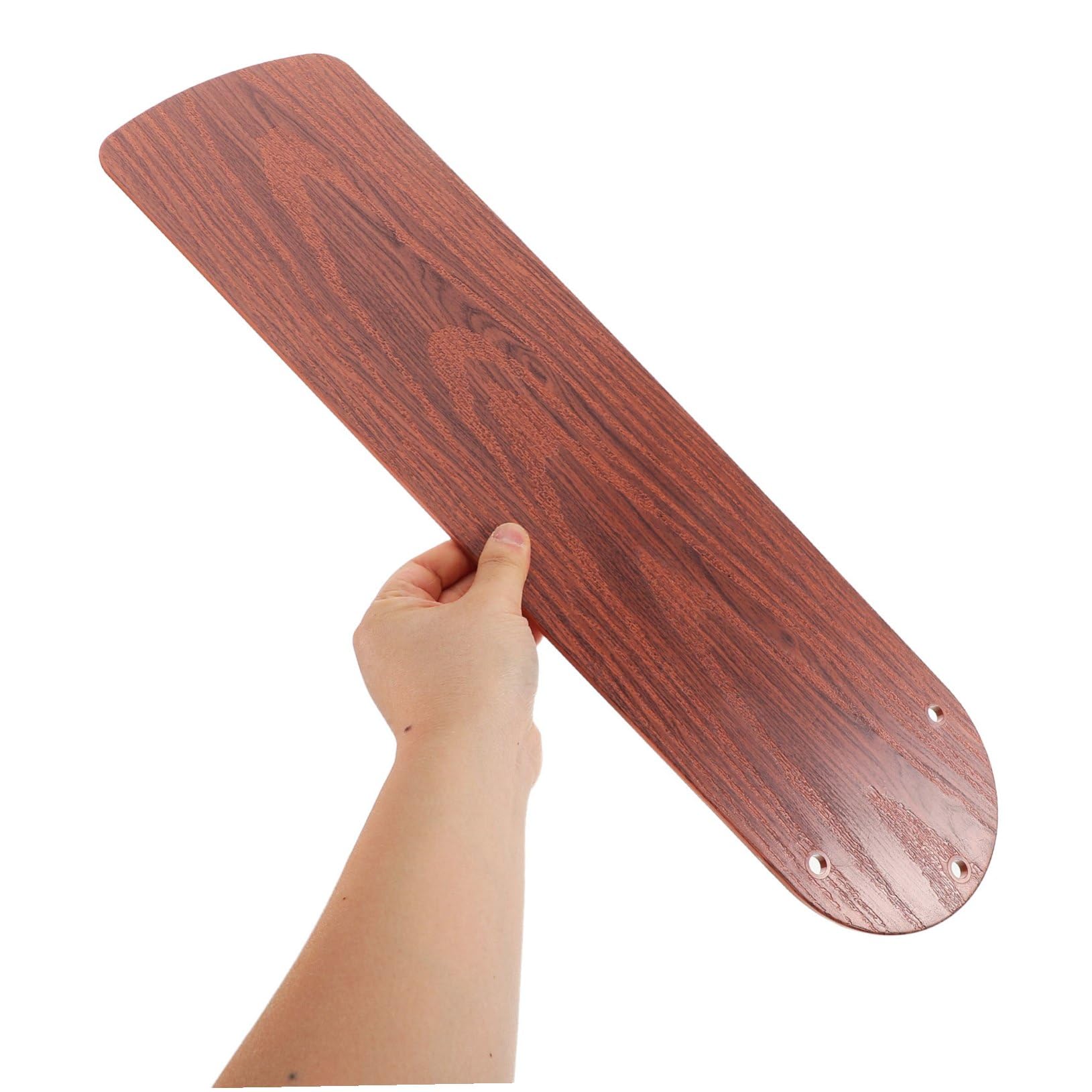 STOBAZA 5 Pièces Accessoires Plastique Ventilateurs en Plafond Marron de Ventilateur pour Remplacement des Pales pour Fête, Bras des Pales Universels et Solide