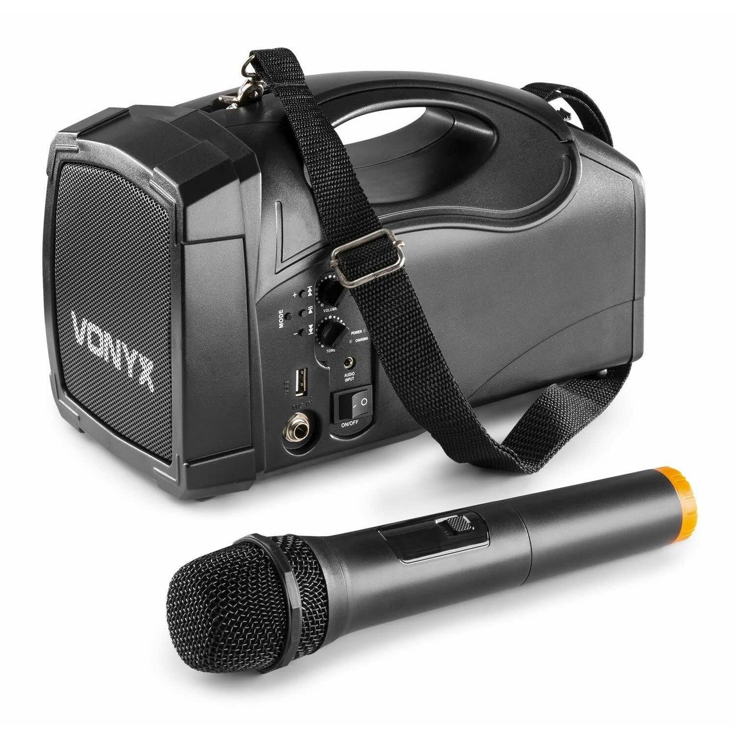 Vonyx ST014 tragbarer PA-Lautsprecher mit kabellosem UHF-Mikrofon