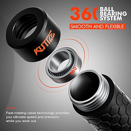 Miniatura 5 de Cuerda de saltar, cuerda de saltar pesada para gimnasio en casa, cuerdas de saltar pesadas ajustables de 1 libra para fitness, equipo de ejercicio