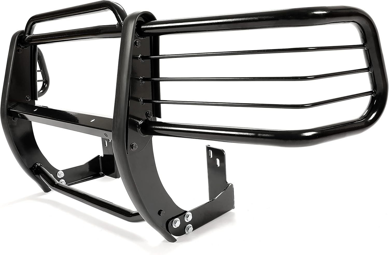 ALMULOO Brush Guard Compatible with 1998-2004 Chevrolet S10/Blazer GMC Jimmy/Envoy/Sonoma Isuzu Hombre Oldsmobile Bravada Powder Coated Grille Guard