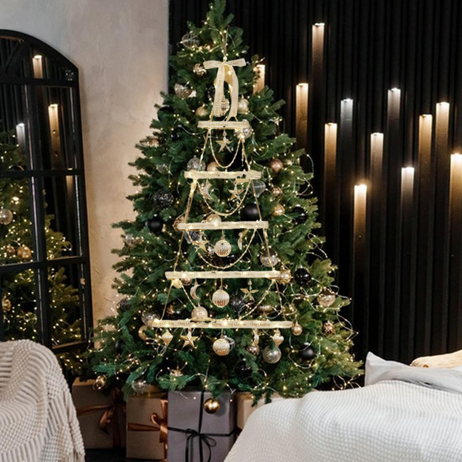 Albero Di Natale Decorazione Da Parete Design A Albero In Legno Con