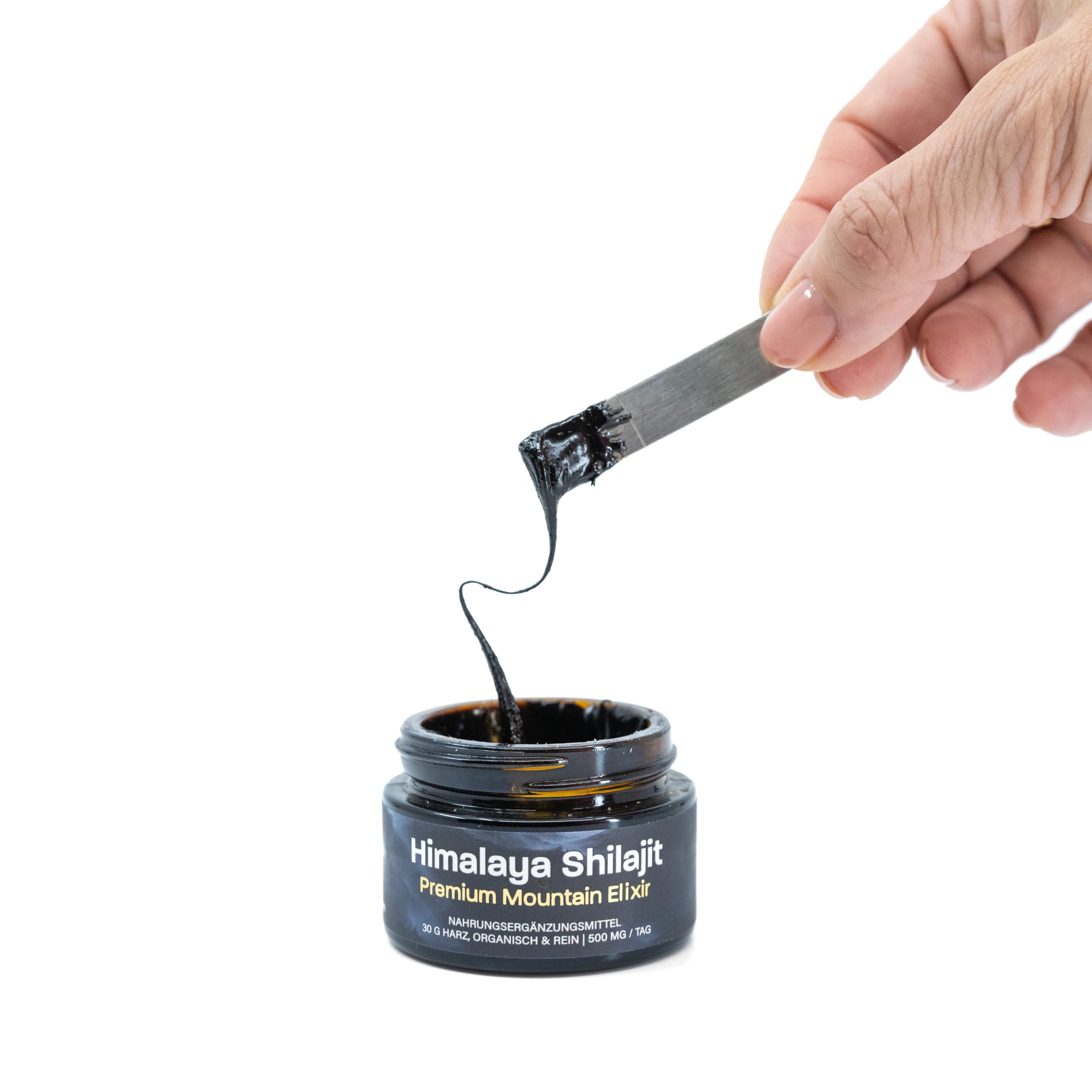 100% Reines Himalaya Shilajit Harz — (Mumijo) 30g Shilajit Resin mit natürlicher Huminsäure, Fulvinsäure und Mineralstoffen, vegan, geprüft aus der Schweiz, frei von Zusätzen - 3er Pack