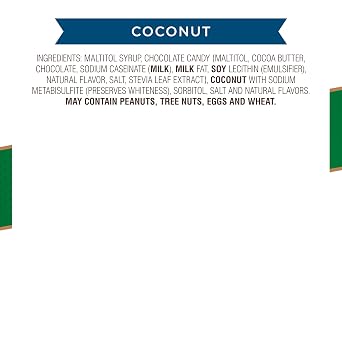 Russell Stover Sugar-Free Laydown Bag Coconut, 10 Ounce