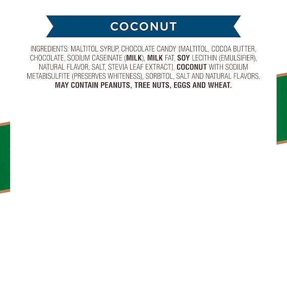 Russell Stover Sugar-Free Laydown Bag Coconut, 10 Ounce