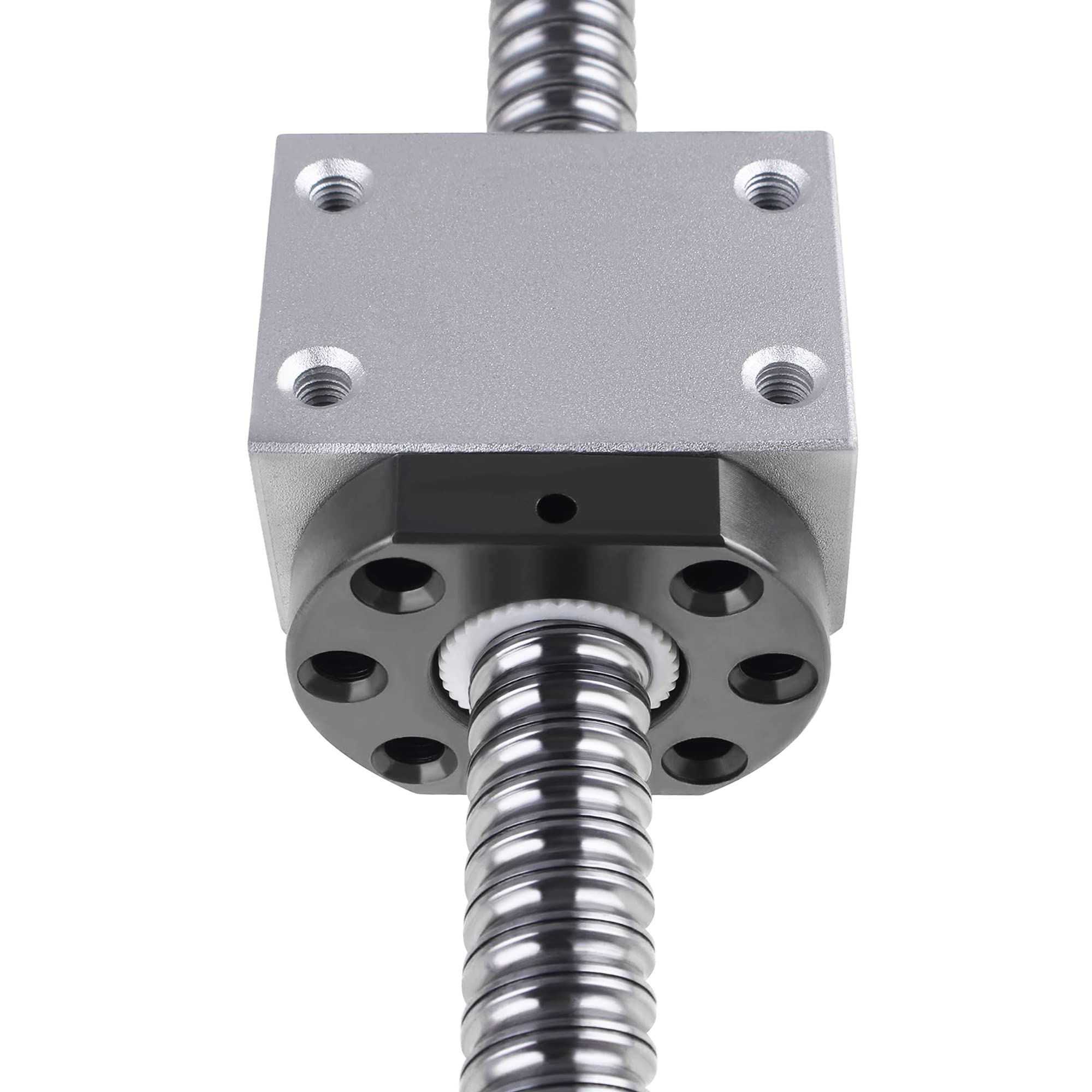 CNCMANS SFU1605 Juego de husillo de bolas 400 mm 16 mm acero inoxidable guía lineal BK12/BF12