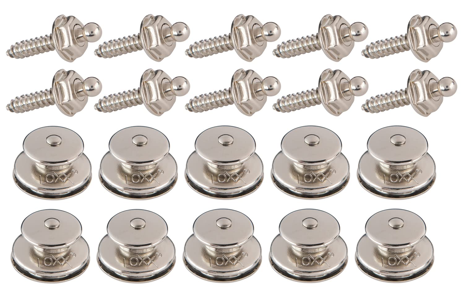 LOXX Set 10 pezzi top + viti autofilettanti 4,2 x 16