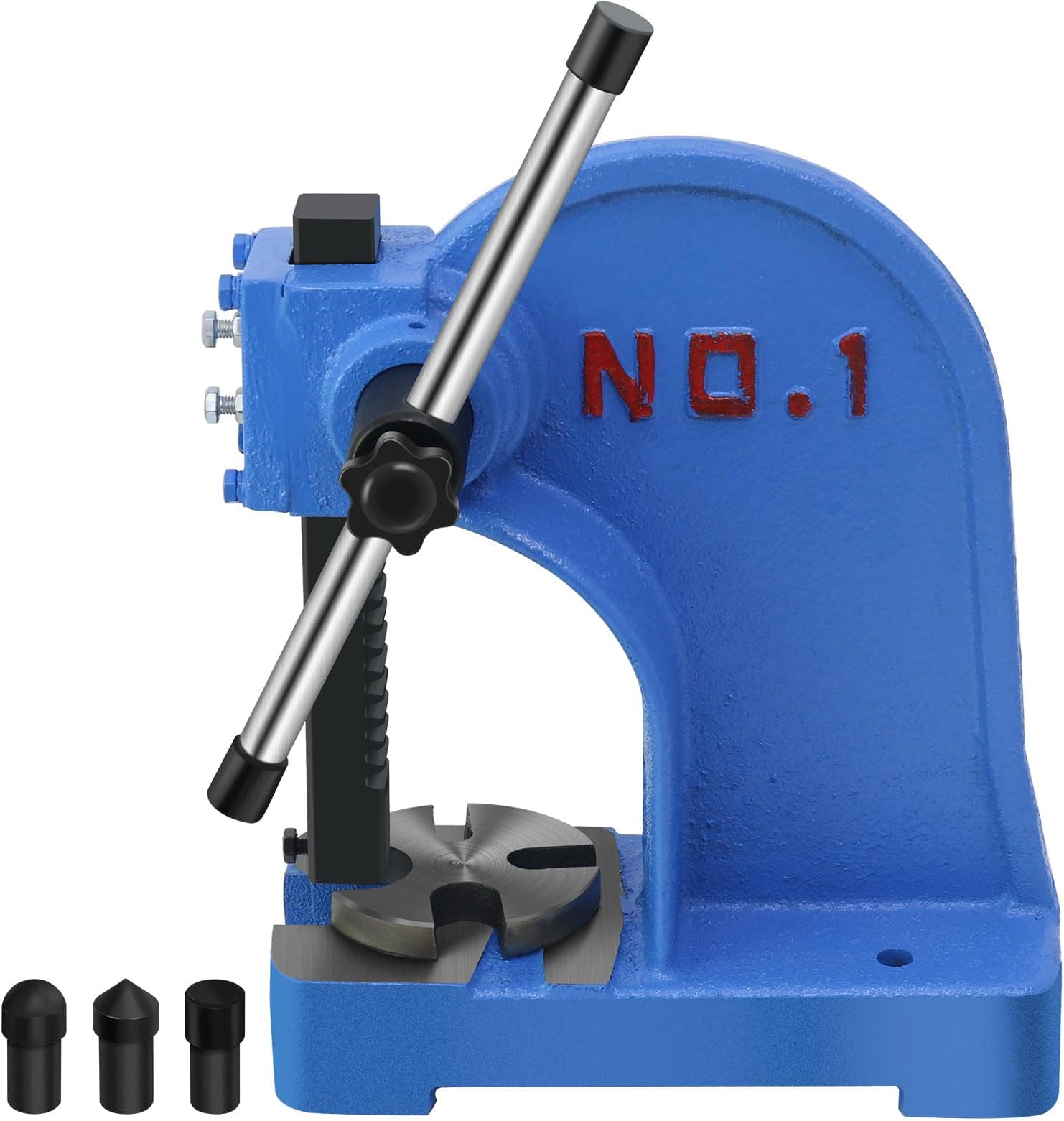 Arbor Press 1 Ton,Manual Desktop Punch Press Machine,5.5" Work Height,Manual Arbor Press Cast Iron Body,for Punching, Bending and Other Pressing Applications