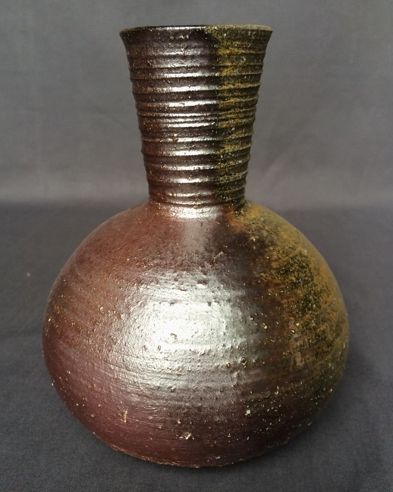 Amazon.co.jp: 【花器】○焼〆一輪生○ 西 祐攝 奈良・十津川