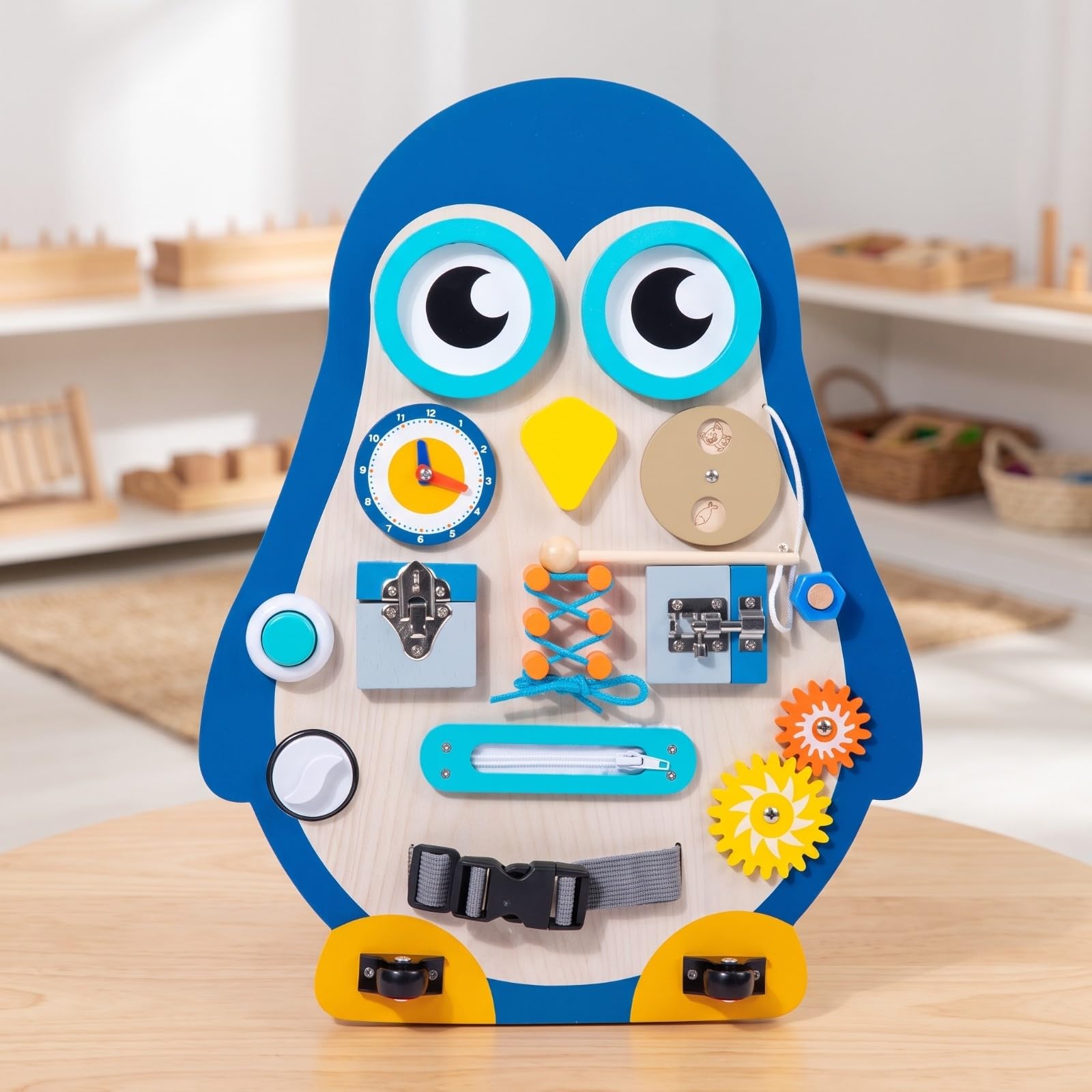 Tavolo Multiattività Didattico | Tavola Sensoriale educativo, Multifunzionale, Pannello Sensoriale Bambini educativi, per Asilo, Area Giochi, Neonati